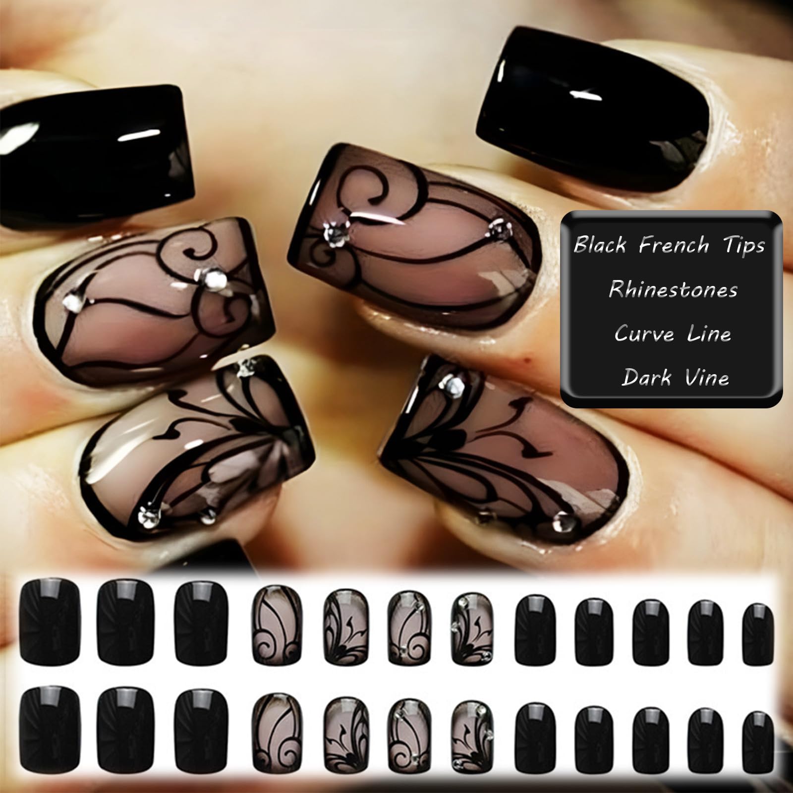 AROVFAM rhinestones accents add sparkle to any look