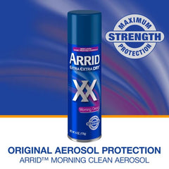 Arrid XX Morning Clean pack of nine display front.