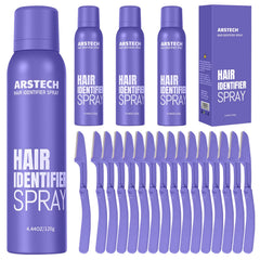 Arstech Dermaplane Razor purple 4-pack for at-home shaving