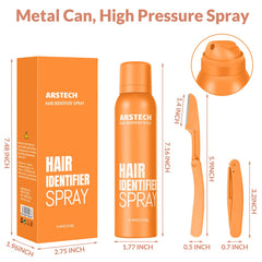 Arstech dermaplaning kit with four shavers offers gentle precision.