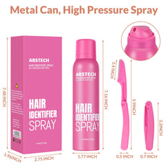 Arstech dermaplaning tool and razor kit shown for smooth facial grooming.