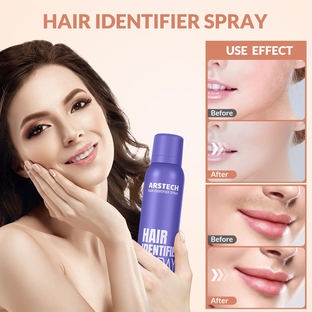 Arstech facial hair removal kit promotes exfoliation and a brighter complexion.