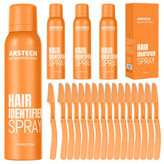 Arstech hair identifier spray bottle for precise facial hair identification before dermaplaning