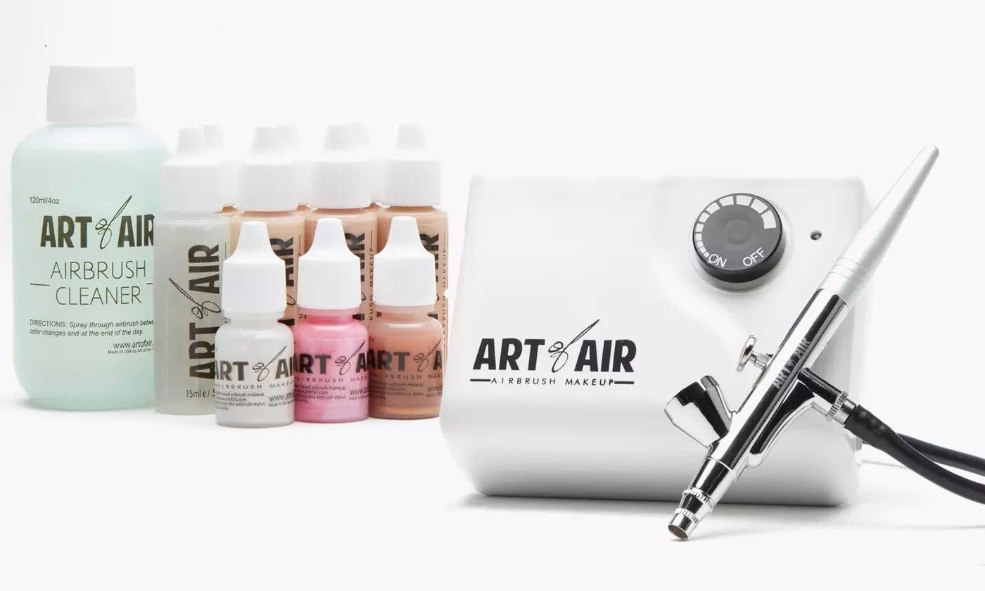 Art of Air airbrush mist provides even coverage for makeup