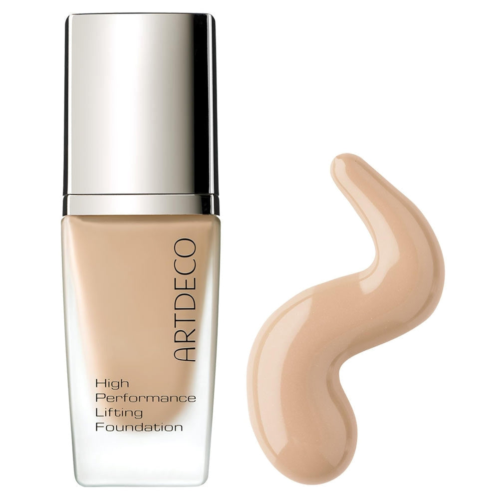 ARTDECO High Performance Lifting Foundation Reflecting Honey N11 bottle with natural glow and soft matte finish.