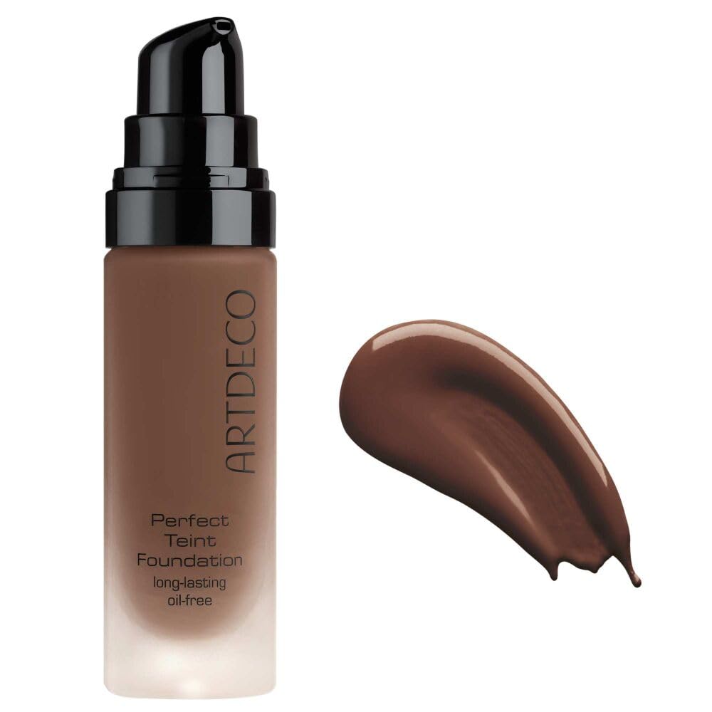 ARTDECO Perfect Teint Foundation bottle in Neutral Deep Truffle for a matte look