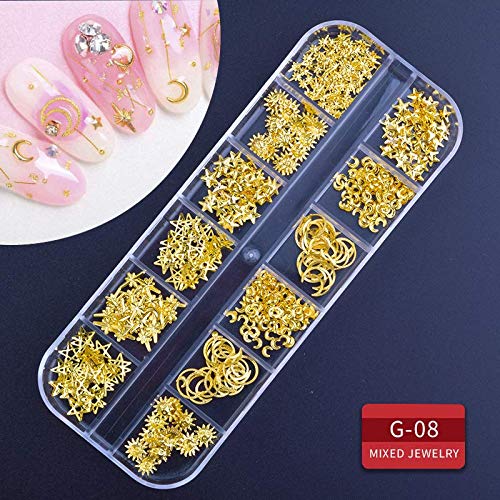 Artdone flat-back pearls and rhinestones mix for versatile nail decor