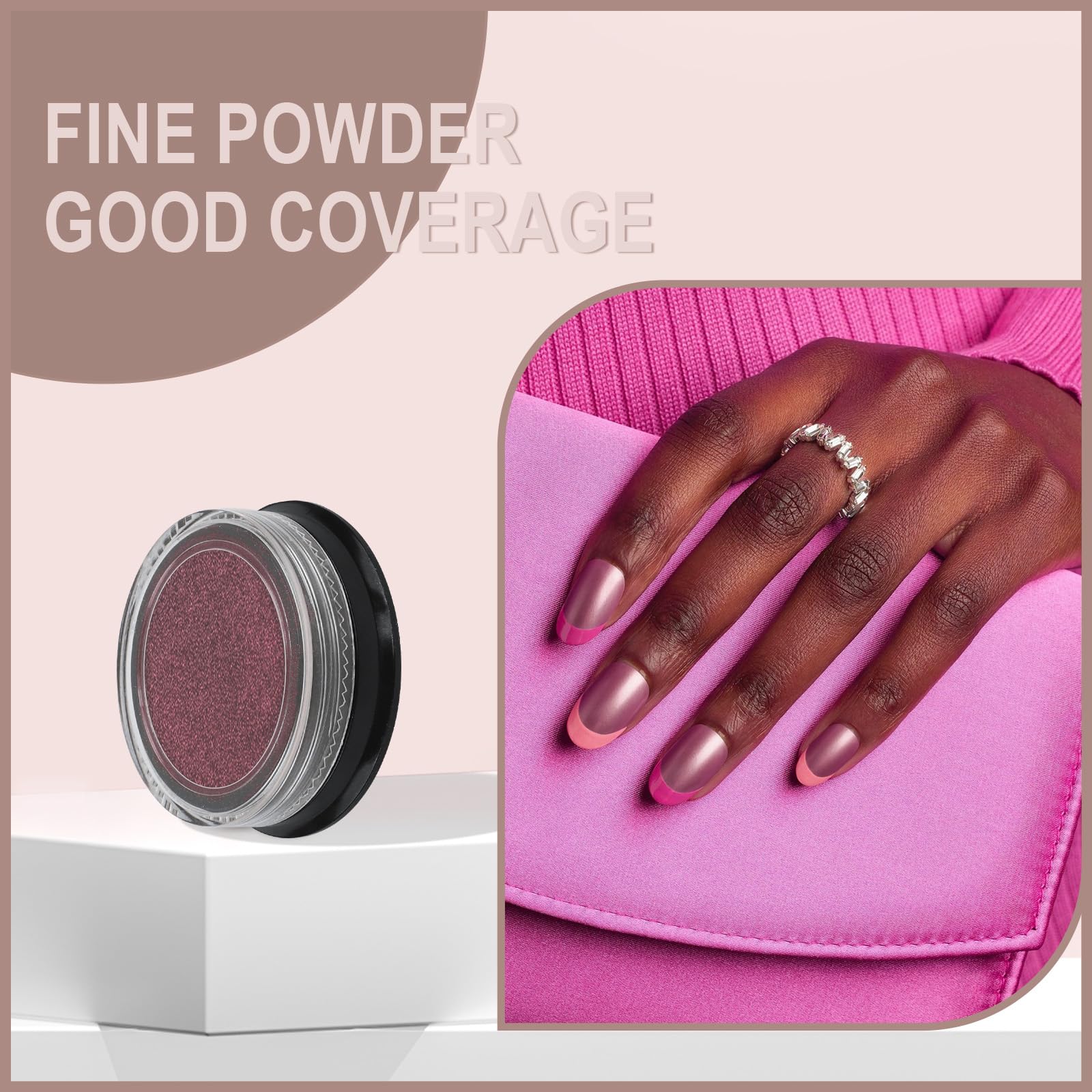 Artdone gel base coat and glossy no wipe top coat ready for chrome powder application