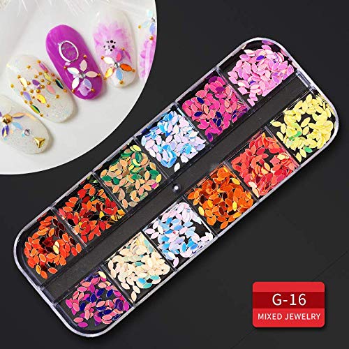 Artdone horse eye sequins for playful nail embellishments