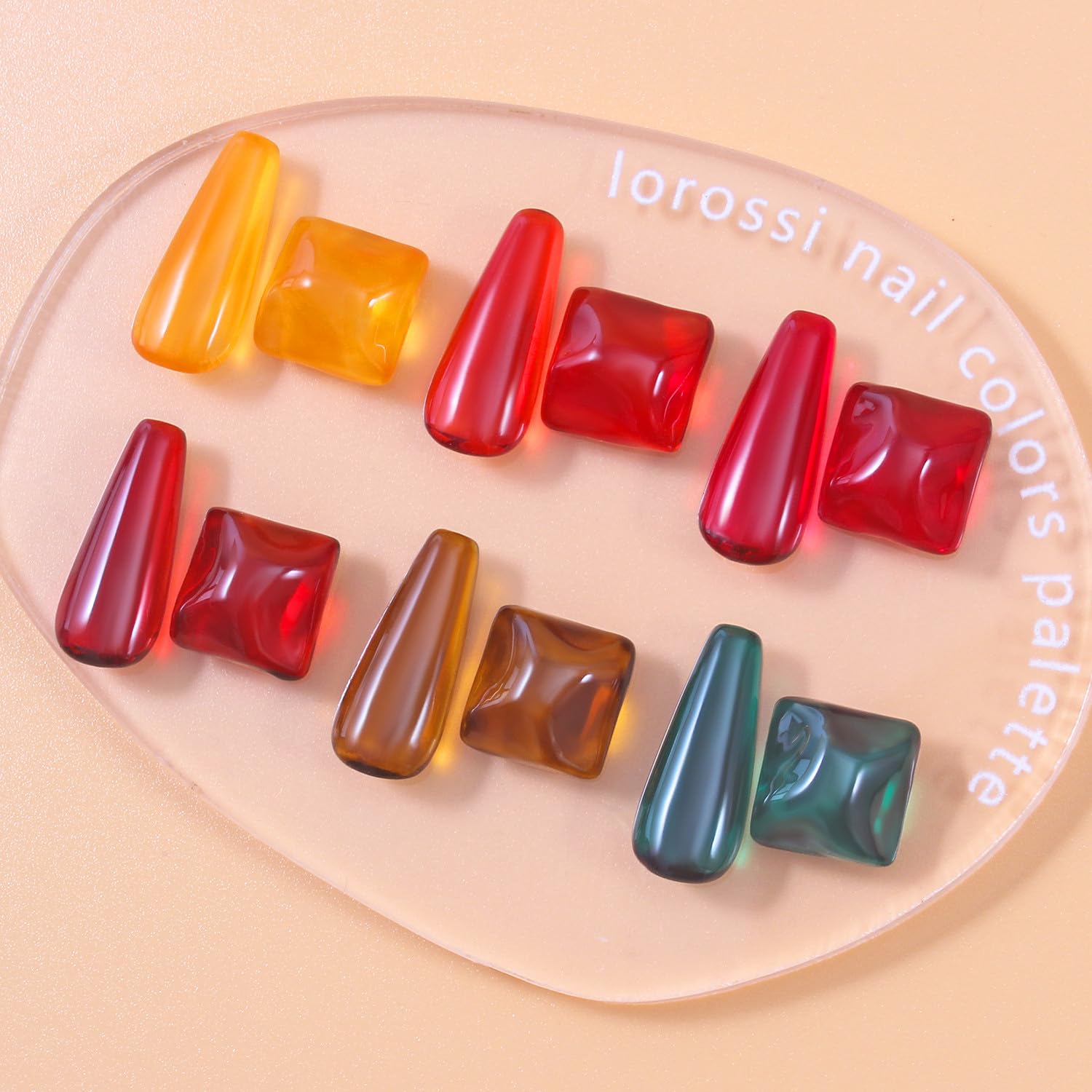 Artdone jelly gel nails showing gradient finish for smooth color transition