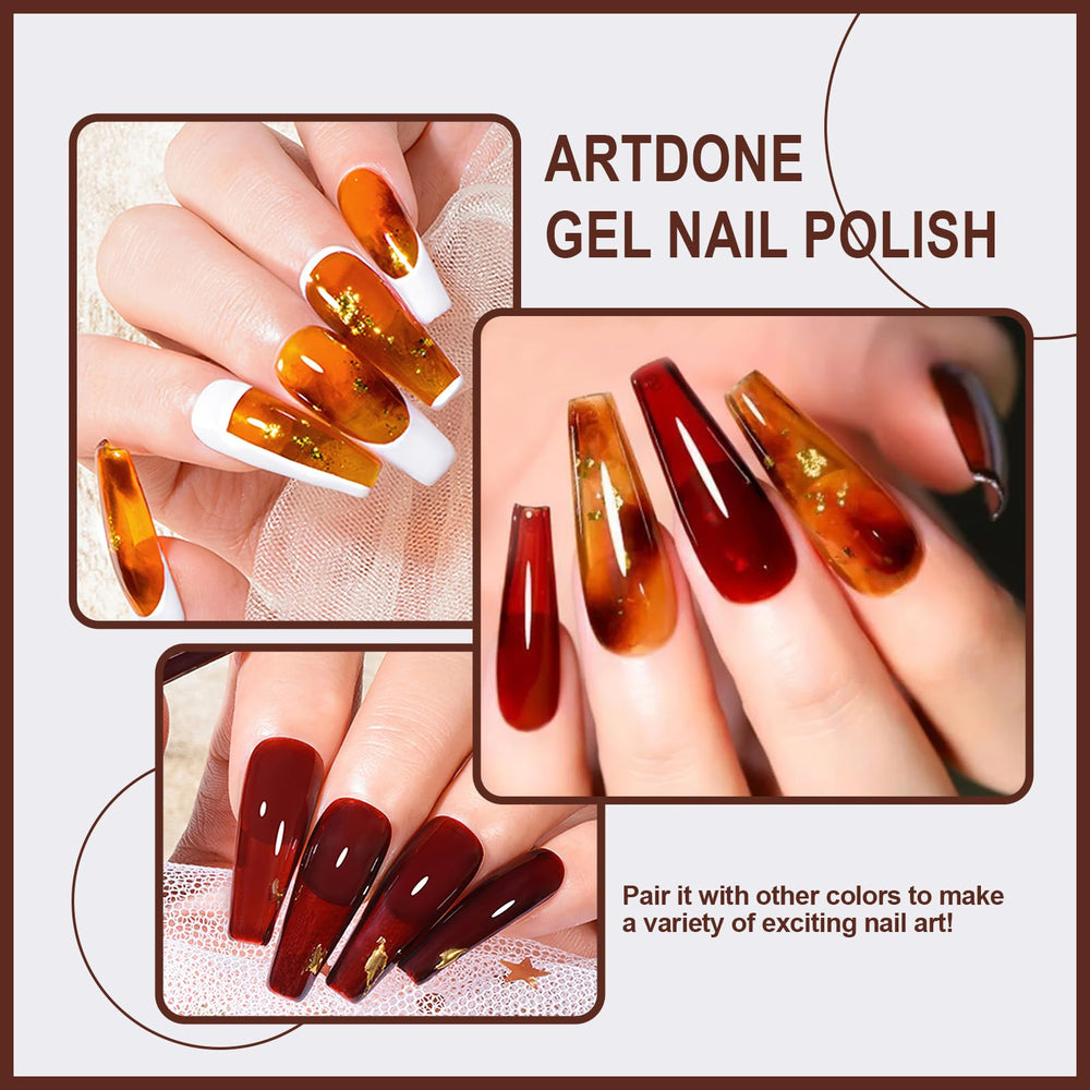 Artdone LED/UV lamp curing nails for quick sets