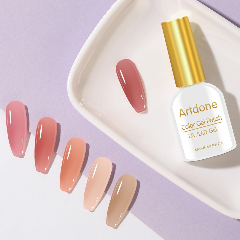 Artdone unboxed gel nail polish kit ready for nail art hobbyists