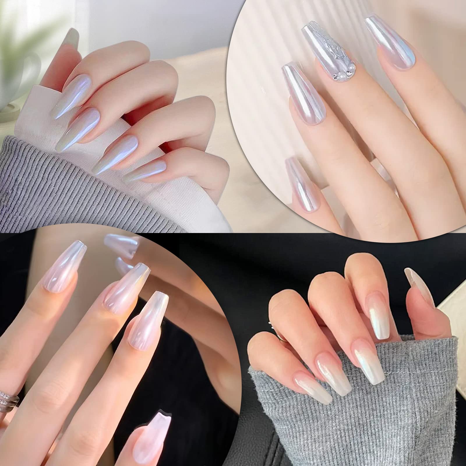 Artdone ultra-fine chrome powder delivers precise, even coverage.