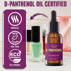 D-PANTHENOL in hair care base for enhanced softness and manageability.