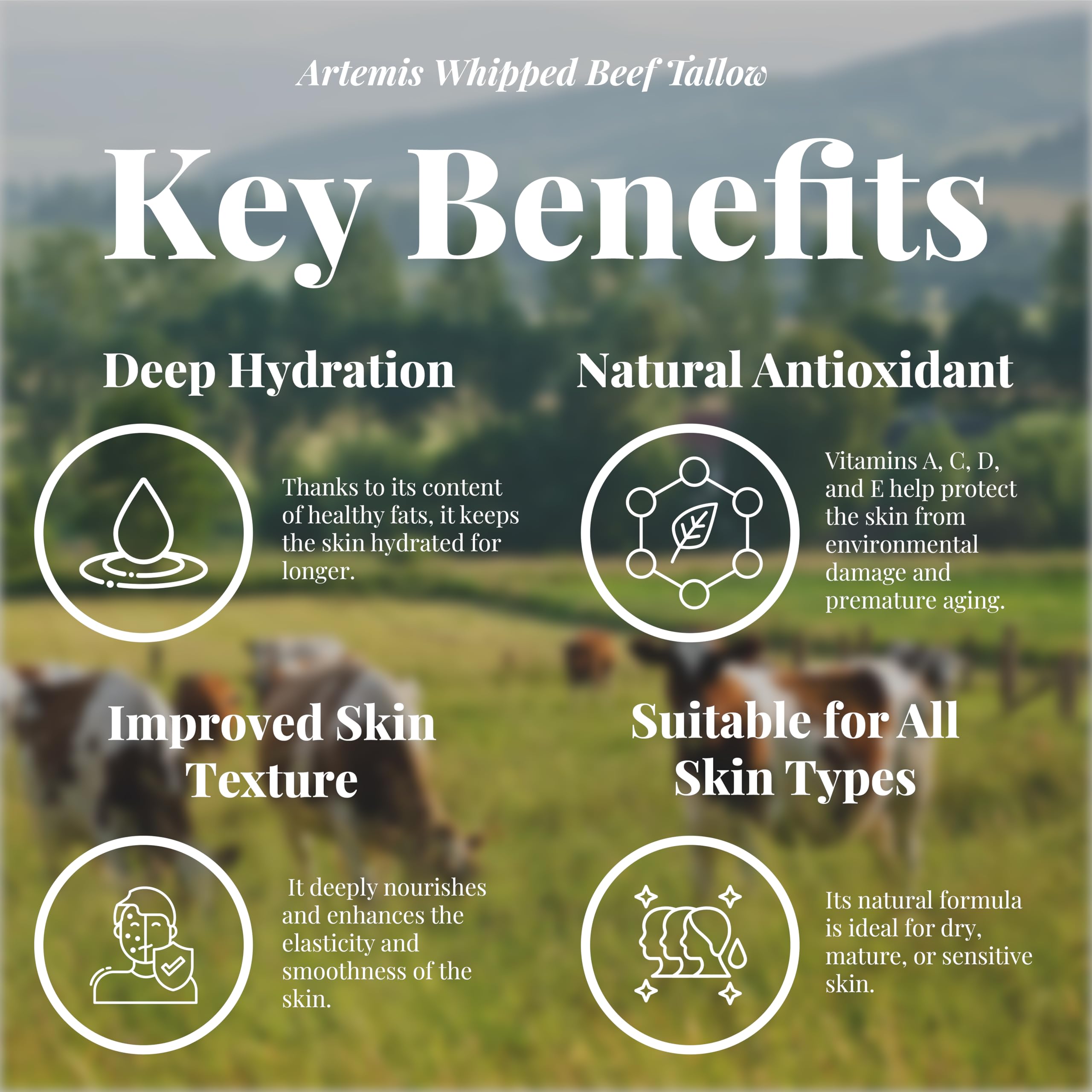 Eco-friendly packaging of Artemis Beef Tallow Balm