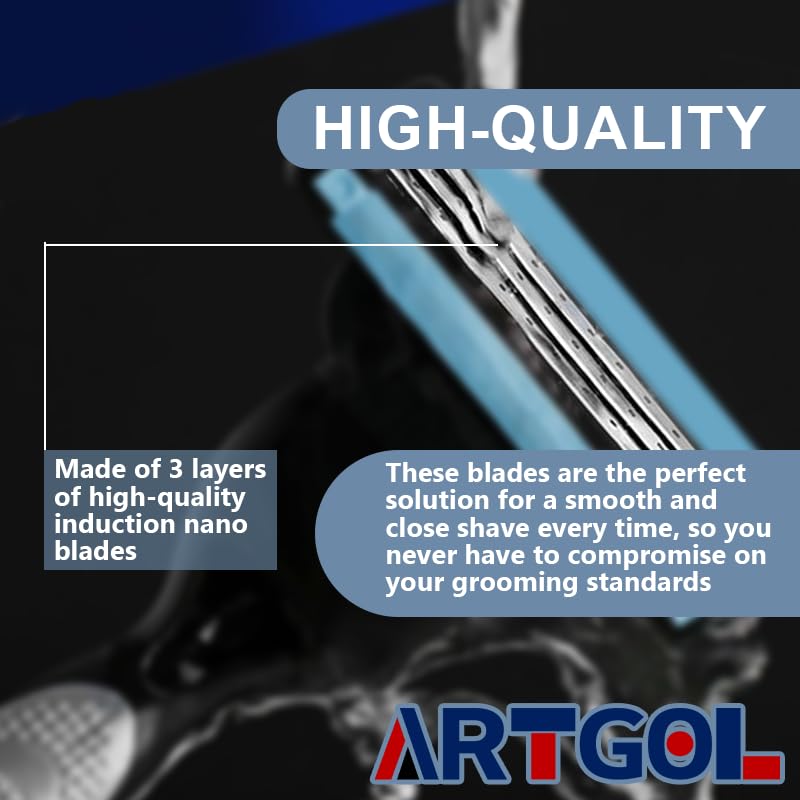 Artgol value-wet-shave refills offer cost-efficient, long-lasting grooming options.