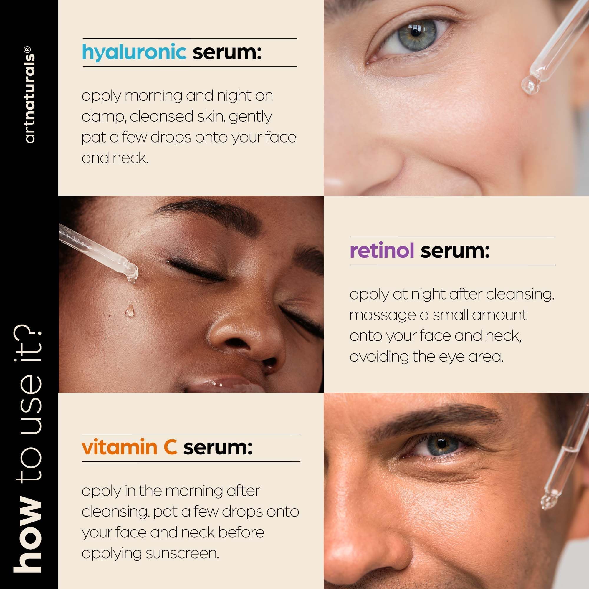 ArtNaturals gift box display featuring a complete anti-aging routine.