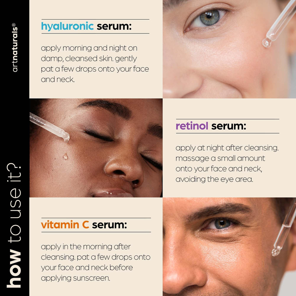 ArtNaturals gift box display featuring a complete anti-aging routine.