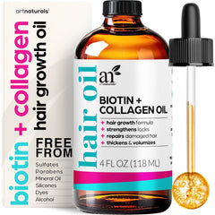 Artnaturals Biotin Collagen Hair Oil growth: fuller-looking hair and improved manageability.