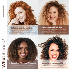 Artnaturals Curl Defining Cream surface soft-hair shows soft touchable finish after use.