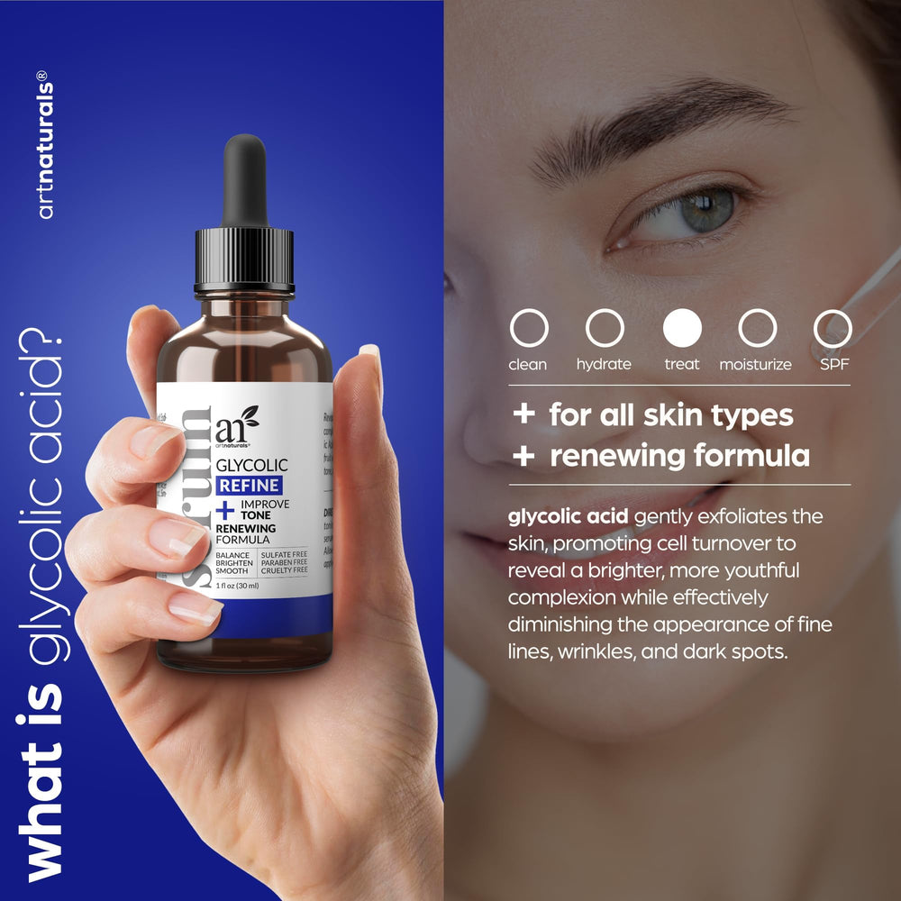 Artnaturals serum pump delivers nightly vitamin C and aloe soothing skin.