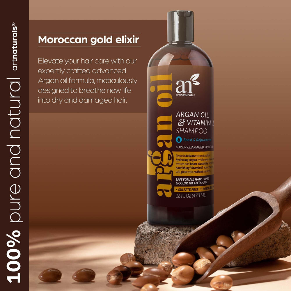 Artnaturals hair strands after use show improved shine and manageability.