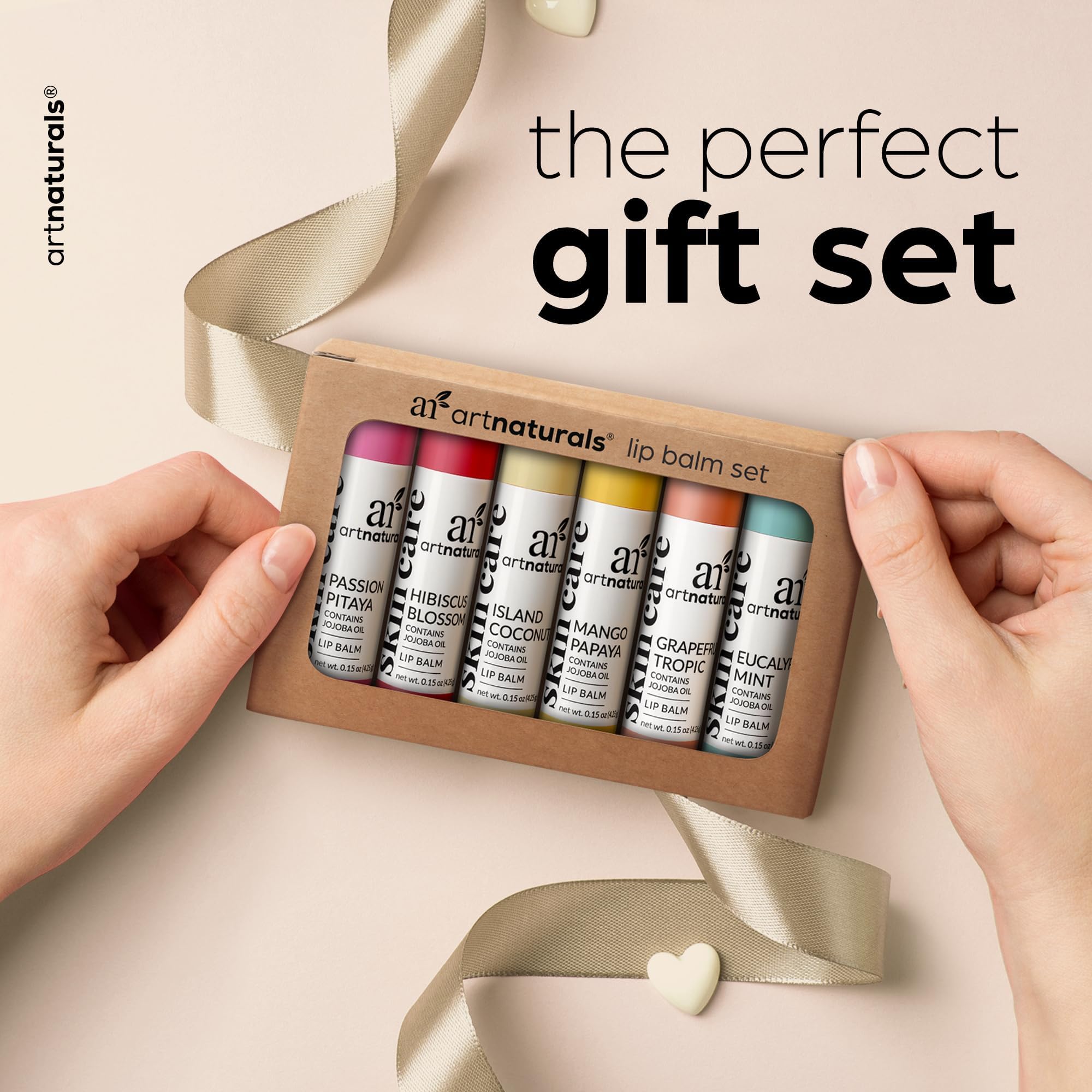 ArtNaturals lip balm gift set Passion Pitaya provides nourishing lips with fruity aroma.
