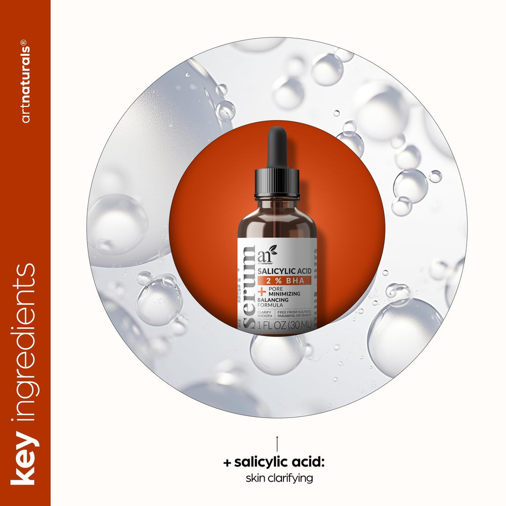 Artnaturals Salicylic Acid Serum used as part of daily routine.