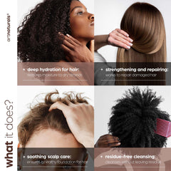 Artnaturals sulfate-free formula label emphasizing gentle cleansing.
