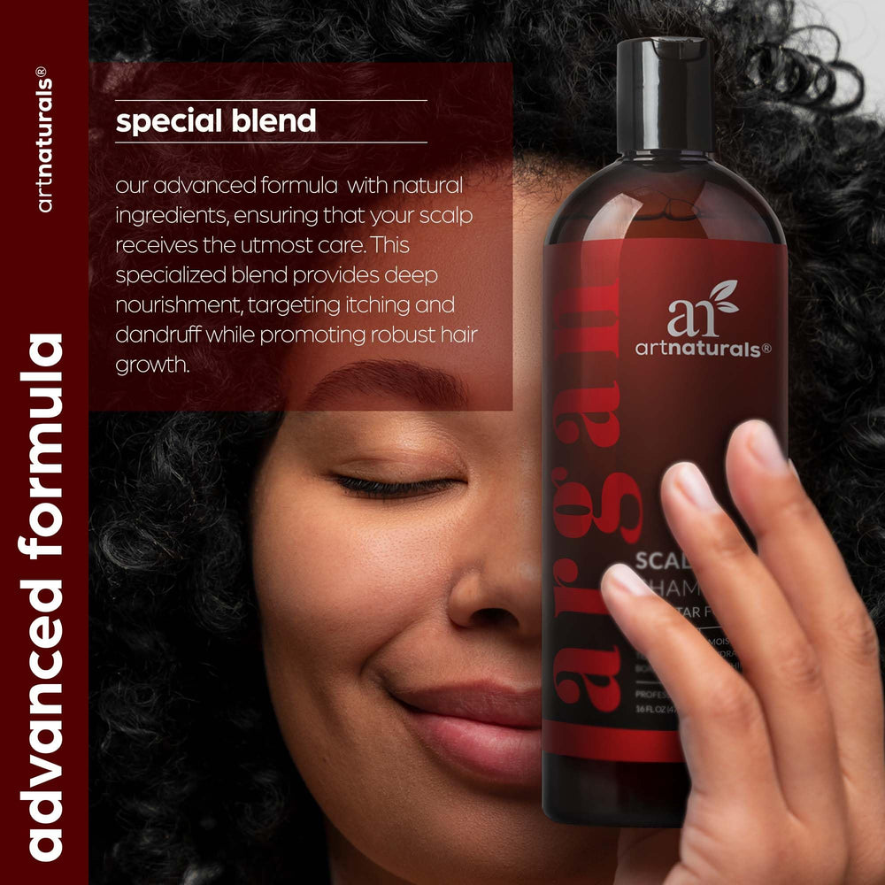 ArtNaturals sulfate-free shampoo pack shot emphasizes gentle cleansing
