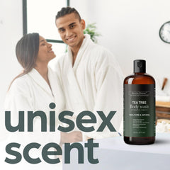 Artnaturals Tea Tree Oil Body Wash on skin promotes a cleaner, smoother feel.