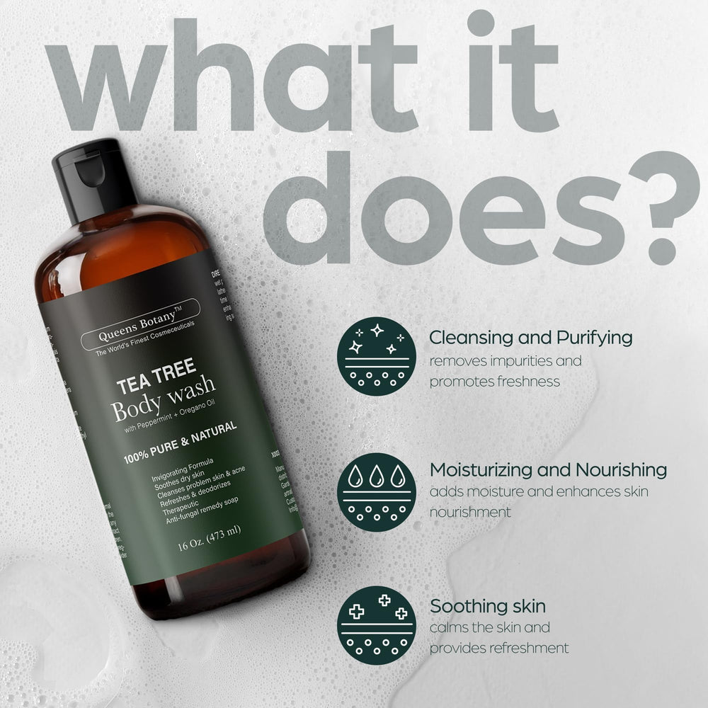Artnaturals Tea Tree Oil Body Wash two-pack packaging ensures steady supply.