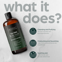 Artnaturals Tea Tree Oil Body Wash two-pack packaging ensures steady supply.