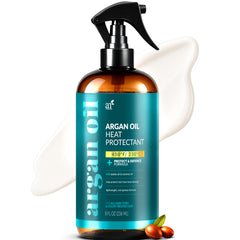 Artnaturals thermal hair protector spray bottle ready for heat styling protection up to 450°F