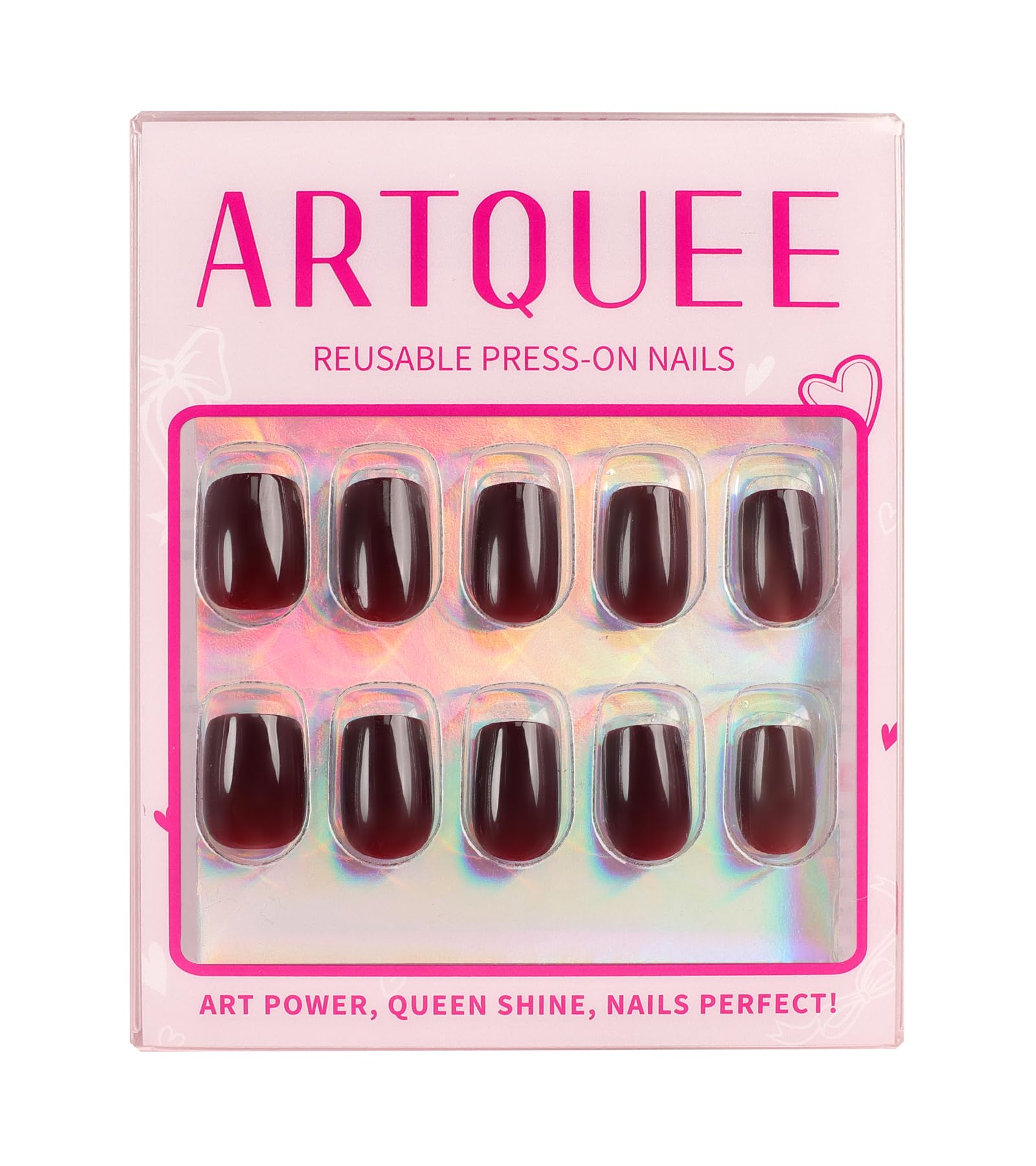 Artquee press-on nails kit suitable for gifting or travel