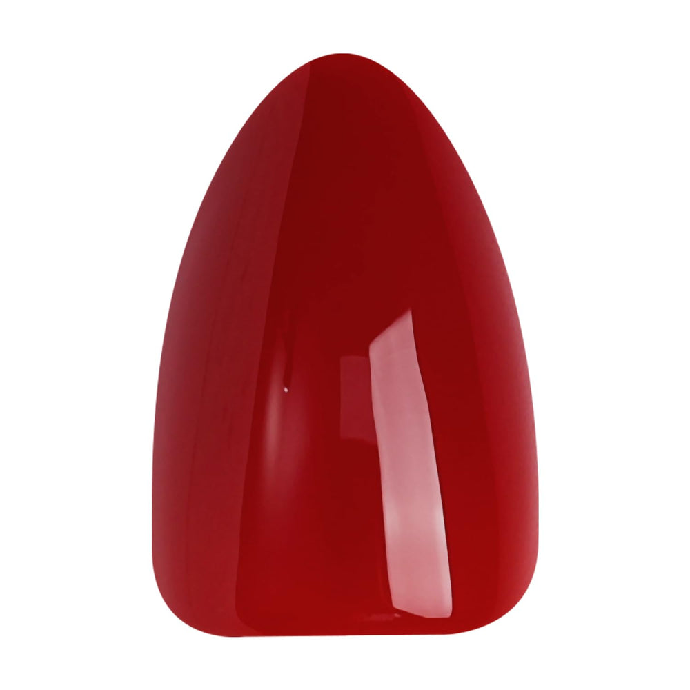 Artquee adhesive tabs for quick, secure application of Red Almond nails