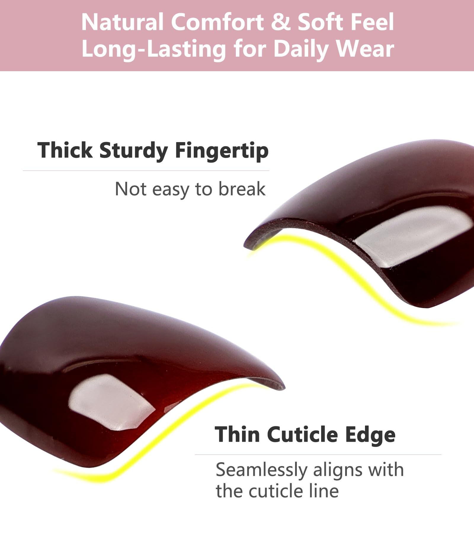 Artquee step-by-step tutorial card to guide quick nail application