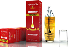 Arvazallia Argan Oil shine-focused shot highlighting lustrous, nourished hair.