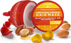 Arvazallia Fortifying Protein Hair Mask texture shows silky softness and detangling.