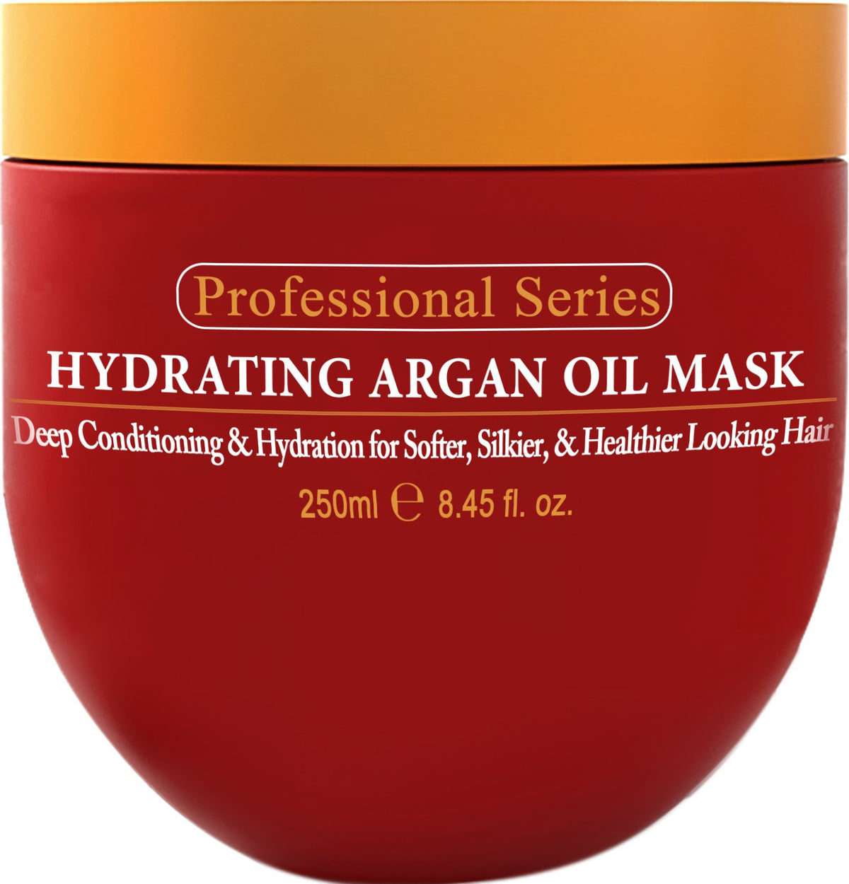 Arvazallia hydrating argan oil hair mask jar delivering deep moisture and smoother hair
