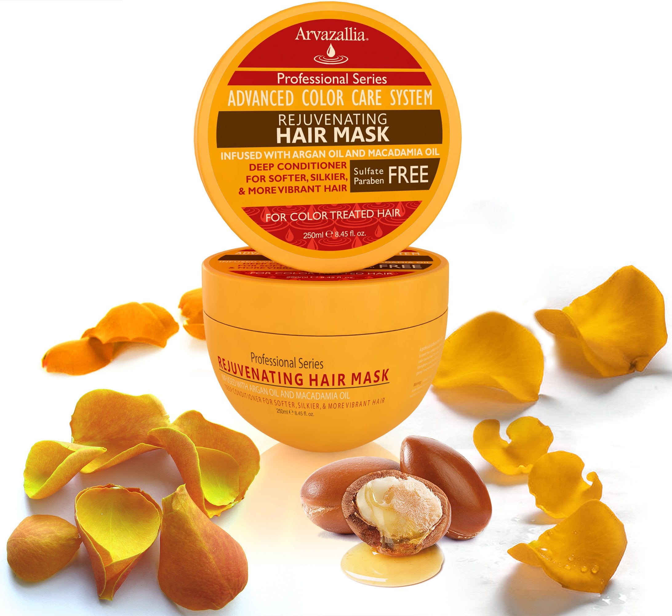 Arvazallia Rejuvenating Hair Mask delivers salon-grade softness at home.