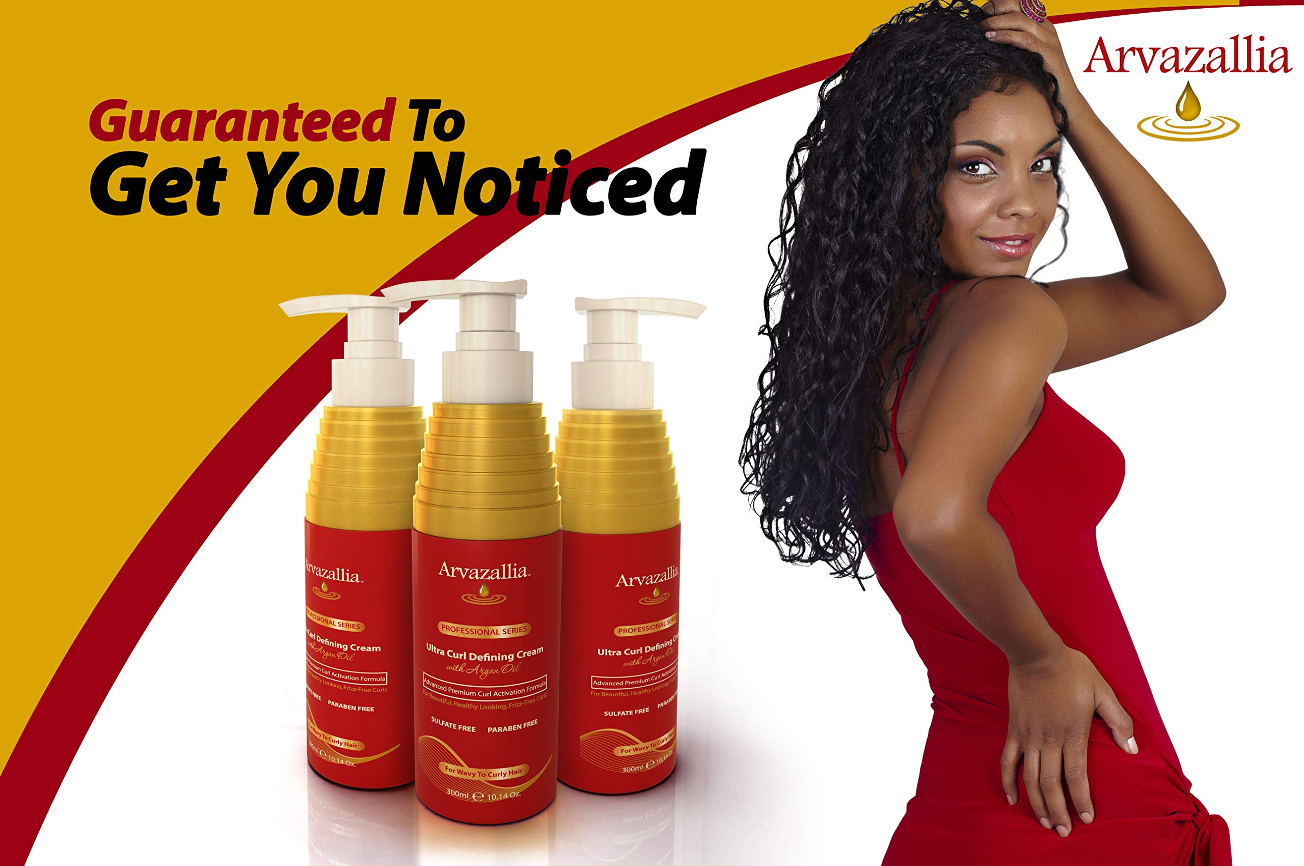 Arvazallia Ultra Curl Define closeup highlighting texture and curl definition.