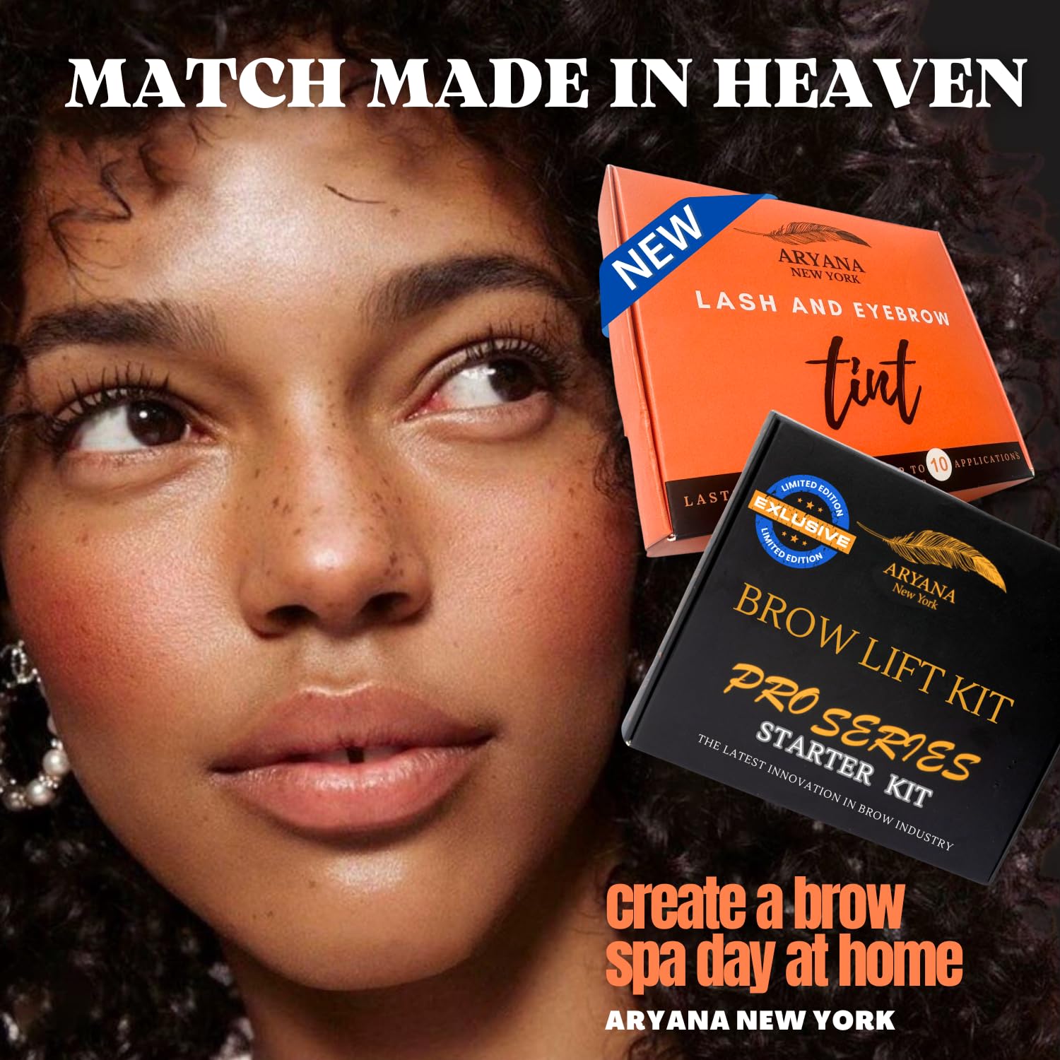 Undereye patches from ARYANA NEW YORK Lash & Brow Kit for refreshing care.
