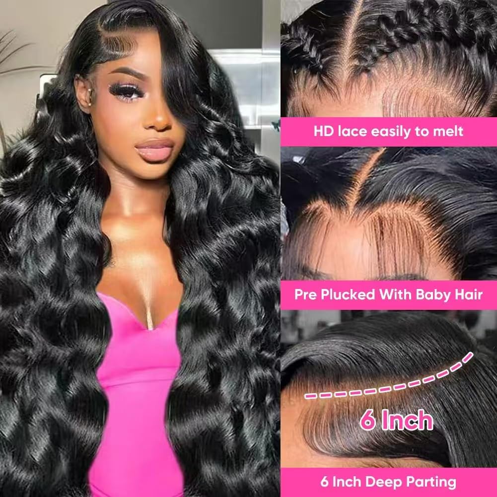 ARZFDR pre-plucked hairline detail for quick customization