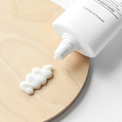 ARZTIN Airy Water Sun Cream on skin demonstrates easy blending and no white cast.