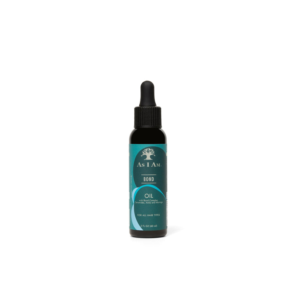 As I Am Bond Oil bottle—on-the-go hair repair.