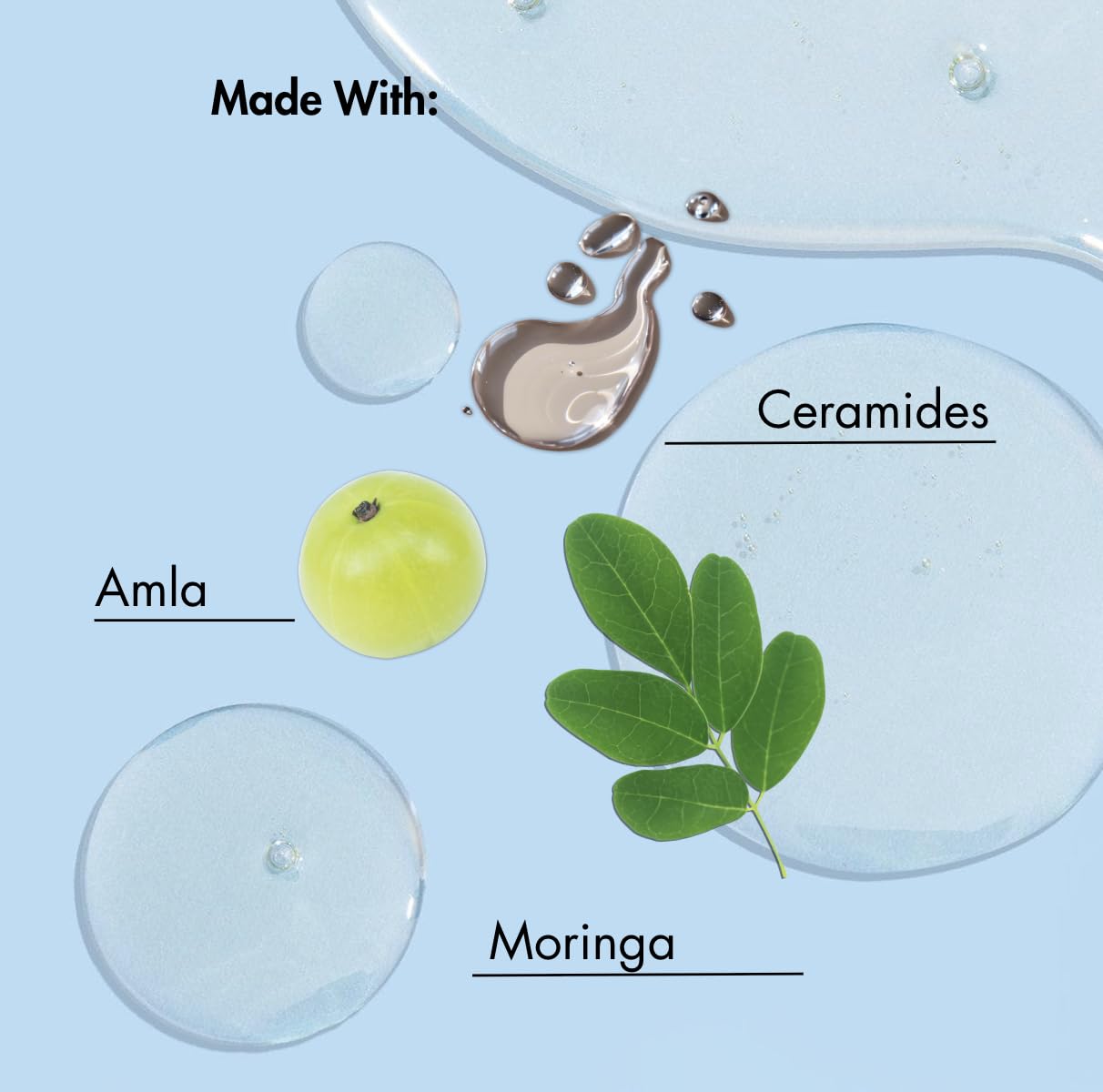 As I Am Bond Oil moringa close-up—nutritious for dry strands.