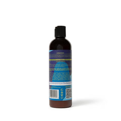 As I Am Dry & Itchy Scalp Care Conditioner label closeup with olive oils for soothing scalp.