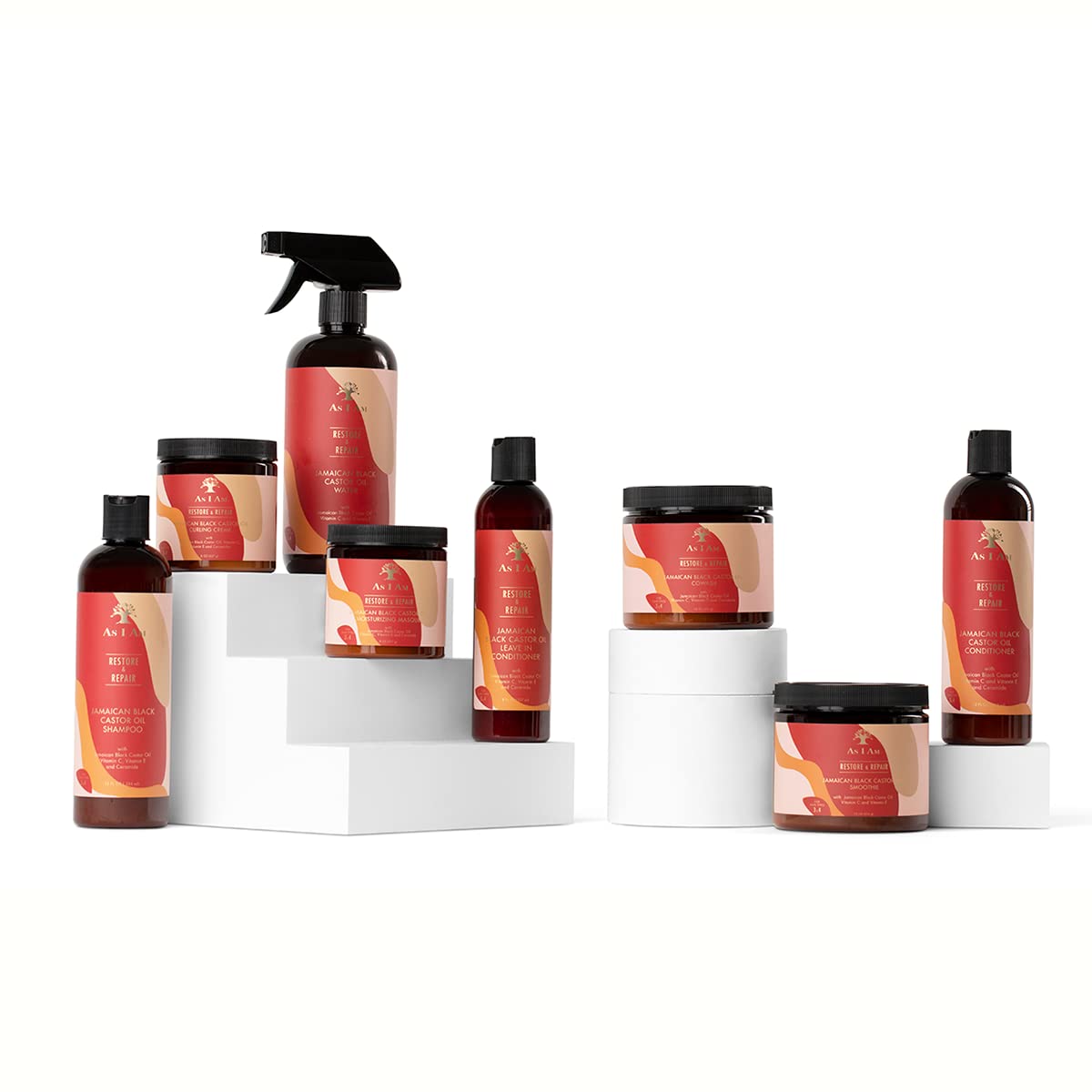 As I Am JBCO Water Vitamin C infusion, nourishes during styling