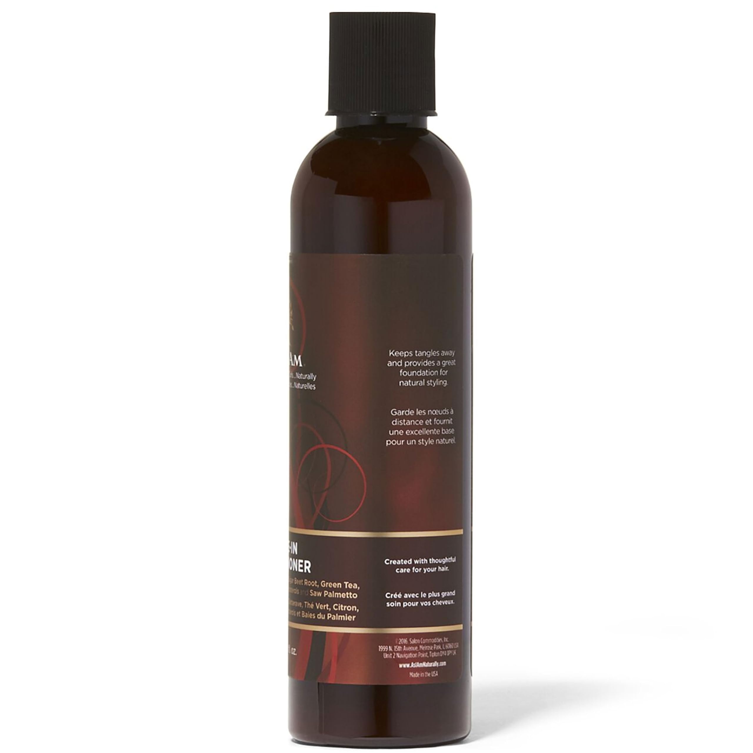 As I Am Leave-In Conditioner close-up on hair texture for smoothness